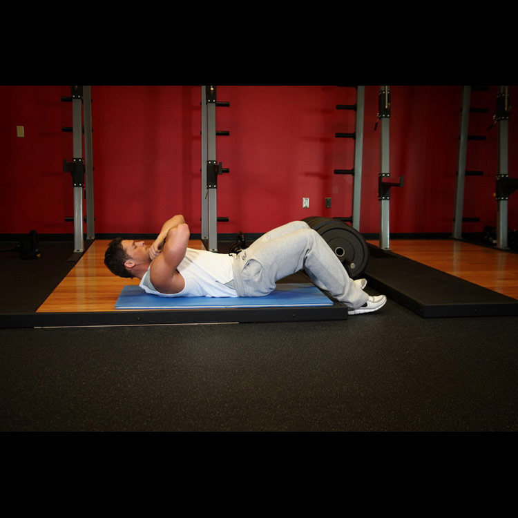 техника выполнения упражнения: Подъем туловища из положения лежа по методу Янда (Janda Sit-Up) на фото